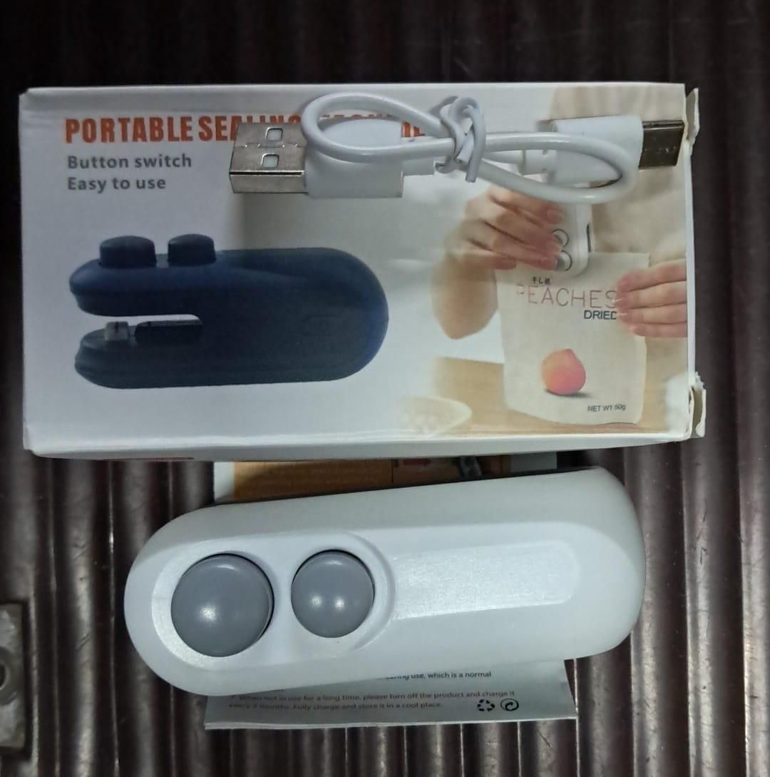Portable Mini Sealing Machine with USB Recharging